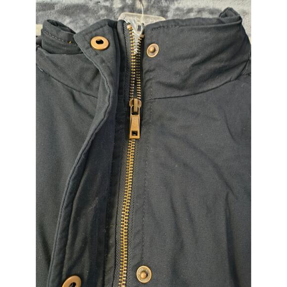 SOULARGE Black Faux Fur Heavy Winter Jacket 2X - Picture 3 of 11